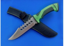Nůž s pevnou čepelí zelený